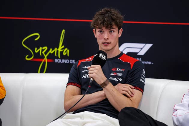 F1 - JAPANESE GRAND PRIX 2026 BEARMAN Ollie Oliver (gbr), TGR Haas F1 Team VF-26, portrait press conference, PK, Pressekonferenz during the Formula 1 Japanese Grand Prix 2026, 3rd round of the 2026 Formula One World Championship, WM, Weltmeisterschaft from March 27 to 29, 2026 on the Suzuka Circuit, in Suzuka, Japan - SuzukaJapan Copyright: xXavixBonillax