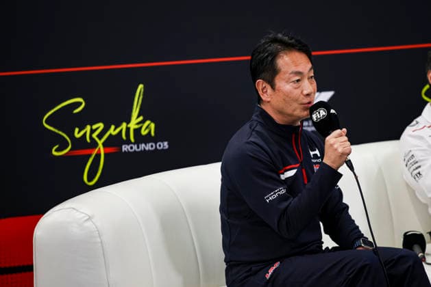 F1 - JAPANESE GRAND PRIX 2026 WATANABE Koji (jap), President of Honda Racing Corporation, portrait press conference, PK, Pressekonferenz during the Formula 1 Japanese Grand Prix 2026, 3rd round of the 2026 Formula One World Championship, WM, Weltmeisterschaft from March 27 to 29, 2026 on the Suzuka Circuit, in Suzuka, Japan - SuzukaJapan Copyright: xXavixBonillax
