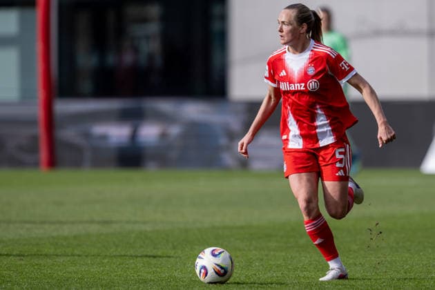 Magdalena Eriksson (FC Bayern Muenchen Frauen, 05) GER, FC Bayern Muenchen Frauen vs. 1. FC Nuernberg, Fussball, Google Pixel Frauen-Bundesliga, 22. Spieltag, Saison 2025 2026, 28.03.2026. (DFL DFB REGULATIONS PROHIBIT ANY USE OF PHOTOGRAPHS as IMAGE SEQUENCES and or QUASI-VIDEO). GER, FC Bayern Muenchen Frauen vs. 1. FC Nuernberg, Fussball, Google Pixel Frauen-Bundesliga, 22. Spieltag, Saison 2025 2026, 28.03.2026. Muenchen Copyright: xEibner-Pressefoto HeikexFeinerx EP_HFR