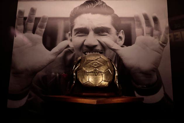 March 28, 2026, Mexico City, Cdmx, Mexico: The Yancuic Museum, located in the Iztapalapa district of Mexico City, is hosting the Epic Album exhibition, which brings together historical artifacts from the Mexican men s and women s national teams, as well as from Portugal and Croatia. The exhibition includes trophies, soccer cleats, balls, and other items. The entire exhibition opened prior to the match between Mexico and Portugal at the newly reopened Banorte Stadium in the south of the city. The event was inaugurated by FIFA President GIAN INFANTINO, Mexico City Mayor CLARA BRUGADA, Televisa owner EMILIO AZCARRAGA, Mexican Football Federation (FEMEXFUT) President MIKEL ARRIOLA, players from the Mexican Women s national team, Nationalteam that participated in the 1971 World Cup, and other attendees. Mexico City Mexico - ZUMAp204 20260328_zip_p204_098 Copyright: xJosuexPerezx