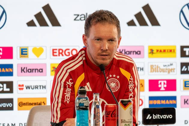 Julian Nagelsmann (Deutschland, Bundestrainer), Pressekonferenz, GER, Deutschland vs. Ghana, Fussball, Herren, Laenderspiel, MD-1, Spielzeit 2025 2026, 29.03.2026, GER, Deutschland vs. Ghana, Fussball, Herren, Laenderspiel, MD-1, Spielzeit 2025 2026, 29.03.2026, Stuttgart Copyright: xEibner-Pressefoto EdwardxCheungx EP_ECG