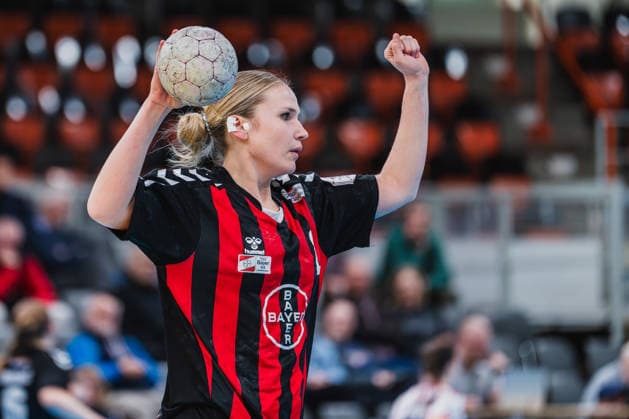 Annika Ingenpaß (TSV Bayer 04 Leverkusen, 02) ballt die Faust TSV Bayer 04 Leverkusen vs. TG Nuertingen, Handball, 2.Handball-Bundesliga, 22.Spieltag, Saison 2025 26, 29.03.2026, TSV Bayer 04 Leverkusen vs. TG Nuertingen, Handball, 2.HBL, 22.Spieltag, Saison 2025 26, 29.03.2026 Leverkusen Copyright: xEibner-Pressefoto LukasxBaldygax EP_LBA