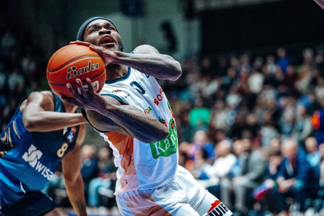 TJ Crocket Jr. (Rostock Seawolves 0) GER, Skyliners Frankfurt vs. Rostock Seawolves, easycredit BBL, Bundesliga, 26 Spieltag, Saison 2025 2026. 29.03.2026 Eibner-Pressefoto Attila Ziga GER, Skyliners Frankfurt vs. Rostock Seawolves, easycredit BBL, Bundesliga, 26 Spieltag, Saison 2025 2026. 29.03.2026 Frankfurt am Main Copyright: xEibner-Pressefotox EP_AZA