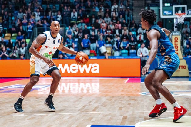 DeAndre Lansdowne (Rostock Seawolves 09) GER, Skyliners Frankfurt vs. Rostock Seawolves, easycredit BBL, Bundesliga, 26 Spieltag, Saison 2025 2026. 29.03.2026 Eibner-Pressefoto Attila Ziga GER, Skyliners Frankfurt vs. Rostock Seawolves, easycredit BBL, Bundesliga, 26 Spieltag, Saison 2025 2026. 29.03.2026 Frankfurt am Main Copyright: xEibner-Pressefotox EP_AZA