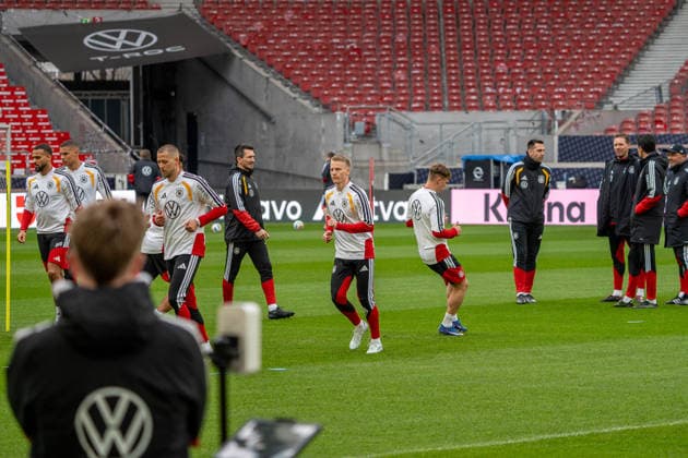 Mannschaftstraining, GER, Deutschland vs. Ghana, Fussball, Herren, Laenderspiel, MD-1, Spielzeit 2025 2026, 29.03.2026, GER, Deutschland vs. Ghana, Fussball, Herren, Laenderspiel, MD-1, Spielzeit 2025 2026, 29.03.2026, Stuttgart Copyright: xEibner-Pressefoto EdwardxCheungx EP_ECG