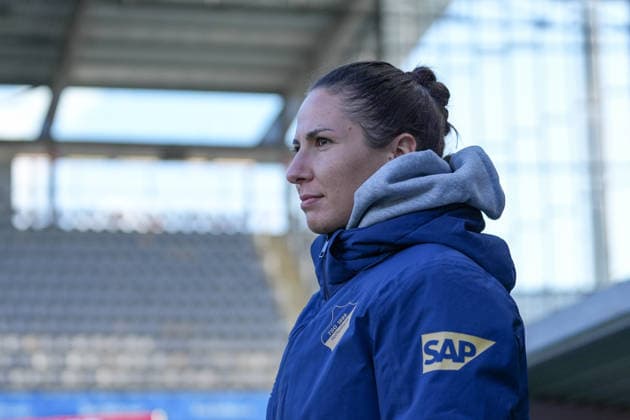 Eva-Maria Virsinger (TSG Hoffenheim, Cheftrainerin) , Deutschland, Fussball, GooglePixel Frauen-Bundesliga, 22.Spieltag, 2025 2026, SC Freiburg vs. TSG 1899 Hoffenheim, 29.03.2026, Dreisamstadion, Freiburg, Deutschland DFB REGULATIONS PROHIBIT ANY USE OF PHOTOGRAPHS AS IMAGE SEQUENCES AND OR QUASI-VIDEO. Freiburg Dreisamstadion Baden-Wuerttemberg Deutschland Copyright: xArnexAmbergx