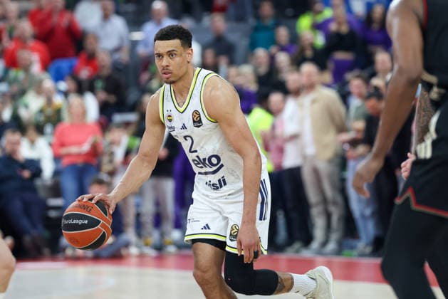 Wade Baldwin (Fenerbahce Beko Istanbul, 02), GER, FC Bayern Basketball vs. Fenerbahce Beko Istanbul, Basketball, Euroleague, 35. Spieltag, Saison 2025 2026, 01.04.2026, GER, FC Bayern Basketball vs. Fenerbahce Beko Istanbul, Basketball, Euroleague, 35. Spieltag, Saison 2025 2026, 01.04.2026 Muenchen Copyright: xEibner-Pressefoto JennixMaulx EP_JML