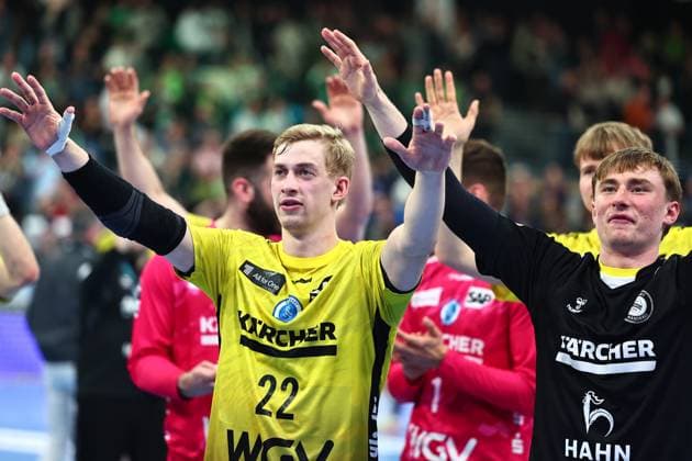 Torben Matzken (TVB Stuttgart, 22, links) GER, HSG Wetzlar vs TVB Stuttgart, Handball, 1. Bundesliga, 27. Spieltag, Spielzeit 2025 2026, 02.04.2026 GER, HSG Wetzlar vs TVB Stuttgart, Handball, 1. Bundesliga, 27. Spieltag, Spielzeit 2025 2026, 02.04.2026 Wetzlar Copyright: xEibner-Pressefoto RenexWeissx EP_RWS