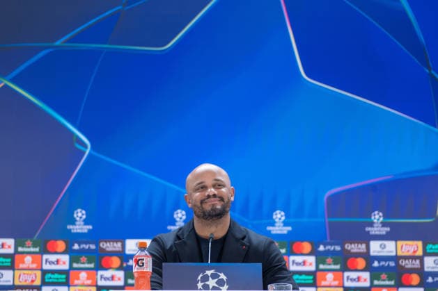 April 6, 2026, Madrid, Spain: Vincent Kompany, FC Bayern Munich coach attends a press conference, PK, Pressekonferenz ahead of the match between Real Madrid and FC Bayern Munich on Tuesday, April 7, 2026, at the Santiago Bernabeu Stadium, the first leg of the UEFA Champions League quarter-finals. FC Bayern UCL Press Conference In Madrid - 06 Apr 2026 - ZUMAs197 20260406_aaa_s197_099 Copyright: xDavidxCanalesx