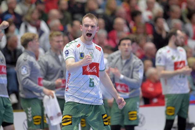 Jubel bei Florian Kranzmann (GWD Minden 5) , GER, MT Melsungen - TSV GWD Minden, Handball, 1. Bundesliga, 28. Spieltag, Saison 2025 2026, 10.04.2026, GER, MT Melsungen - TSV GWD Minden, Handball, 1. Bundesliga, 28. Spieltag, Saison 2025 2026, 10.04.2026 Kassel Copyright: xEibner-Pressefotox xRolandxSippex EP_RSL
