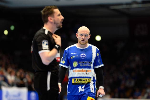 Peter Walz (ThSV Eisenach, 14) GER, ThSV Eisenach gegen TSV Hannover-Burgdorf, 1. Daikin Handballbundesliga, Handball, 28.Spieltag, Saison 2025 2026, 19.00 Uhr, 10.04.2026 GER, ThSV Eisenach gegen TSV Hannover-Burgdorf, 1. Daikin Handballbundesliga, Handball, 28.Spieltag, Saison 2025 2026, 19.00 Uhr, 10.04.2026 Eisenach Copyright: xEibner-Pressefoto MartinxHerbstx EP_MHT