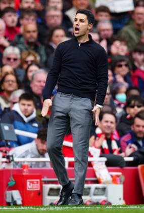 Arsenal Manager Mikel Arteta Arsenal v AFC Bournemouth, Premier League, Football, Emirates Stadium, London, UK - 11 Apr 2026London Emirates Stadium United Kingdom EDITORIAL USE ONLY No use with unauthorised audio, video, data, fixture lists, club league logos or live services. Online in-match use limited to 120 images, no video emulation. No use in betting, games or single club league player publications. Copyright: xJavierxGarcia Shutterstockx 16823522jc