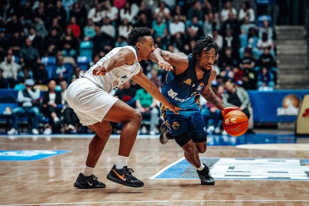 Isaiah Swope (Skyliners Frankfurt, 01) GER, Skyliners Frankfurt vs. MLP Academics Heidelberg, easycredit BBL, Bundesliga, 29 Spieltag, Saison 2025 2026. 12.04.2026 Eibner-Pressefoto Attila Ziga GER, Skyliners Frankfurt vs. MLP Academics Heidelberg, easycredit BBL, Bundesliga, 29 Spieltag, Saison 2025 2026. 12.04.2026 Frankfurt am Main Copyright: xEibner-Pressefotox EP_AZA
