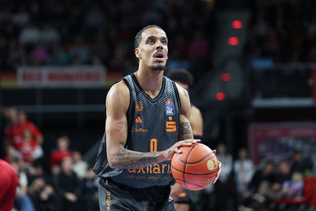 Kevin Yebo (Niners Chemnitz, 00), GER, FC Bayern Basketball vs. Niners Chemnitz, Basketball, easycredit Basketball Bundesliga, 29. Spieltag, Saison 2025 2026, 12.04.2026, GER, FC Bayern Basketball vs. Niners Chemnitz, Basketball, easycredit Basketball Bundesliga, 29. Spieltag, Saison 2025 2026, 12.04.2026 Muenchen Copyright: xEibner-Pressefoto JennixMaulx EP_JML