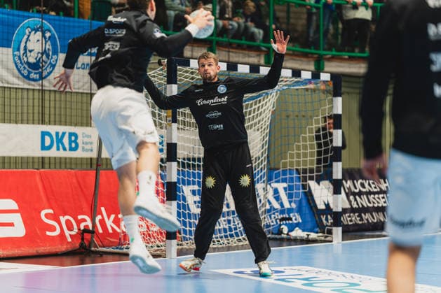 Christopher Rudeck (Bergischer HC, 01) beim warm werfen Bergischer HC vs. TVB Stuttgart, Handball, Daikin 1.HBL, 28.Spieltag, Saison 2025 26, 12.04.2026, Bergischer HC vs. TVB Stuttgart, Handball, Daikin 1.HBL, 28.Spieltag, Saison 2025 26, 12.04.2026 Wuppertal Copyright: xEibner-Pressefoto LukasxBaldygax EP_LBA