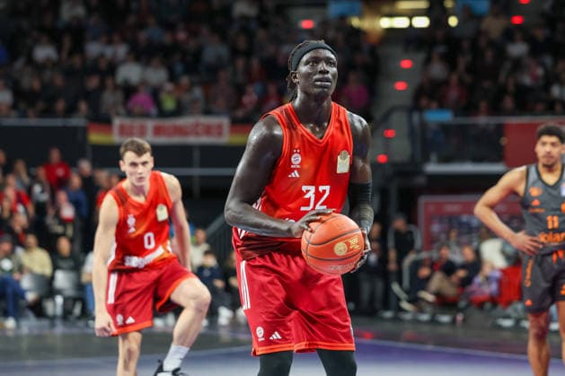 Wenyen Gabriel (FC Bayern Basketball, 32), GER, FC Bayern Basketball vs. Niners Chemnitz, Basketball, easycredit Basketball Bundesliga, 29. Spieltag, Saison 2025 2026, 12.04.2026, GER, FC Bayern Basketball vs. Niners Chemnitz, Basketball, easycredit Basketball Bundesliga, 29. Spieltag, Saison 2025 2026, 12.04.2026 Muenchen Copyright: xEibner-Pressefoto JennixMaulx EP_JML