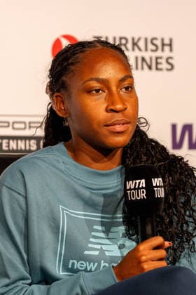 Coco Gauff, Pressekonferenz, Tennis, ATP, Tennis Herren Turnier, WTA, Tennis Damen 500, Porsche Tennis Grand-Prix, 13.04.2026, Tennis, ATP-Turnier, WTA 500, Porsche Tennis Grand-Prix, 13.04.2026, Stuttgart Copyright: xEibner-Pressefoto EdwardxCheungx EP_ECG