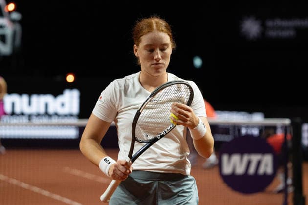 Ella Seidel (GER), GER, Elise Mertens vs. Ella Seidel, Tennis, ATP, Tennis Herren Turnier, WTA, Tennis Damen 500, Porsche Tennis Grand-Prix, 14.04.2026, GER, Elise Mertens vs. Ella Seidel, Tennis, ATP-Turnier, WTA 500, Porsche Tennis Grand-Prix, 14.04.2026, Stuttgart Copyright: xEibner-Pressefoto EdwardxCheungx EP_ECG