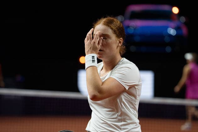 Ella Seidel (GER), GER, Elise Mertens vs. Ella Seidel, Tennis, ATP, Tennis Herren Turnier, WTA, Tennis Damen 500, Porsche Tennis Grand-Prix, 14.04.2026, GER, Elise Mertens vs. Ella Seidel, Tennis, ATP-Turnier, WTA 500, Porsche Tennis Grand-Prix, 14.04.2026, Stuttgart Copyright: xEibner-Pressefoto EdwardxCheungx EP_ECG