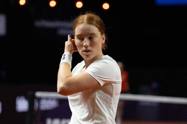 Ella Seidel (GER), GER, Elise Mertens vs. Ella Seidel, Tennis, ATP, Tennis Herren Turnier, WTA, Tennis Damen 500, Porsche Tennis Grand-Prix, 14.04.2026, GER, Elise Mertens vs. Ella Seidel, Tennis, ATP-Turnier, WTA 500, Porsche Tennis Grand-Prix, 14.04.2026, Stuttgart Copyright: xEibner-Pressefoto EdwardxCheungx EP_ECG