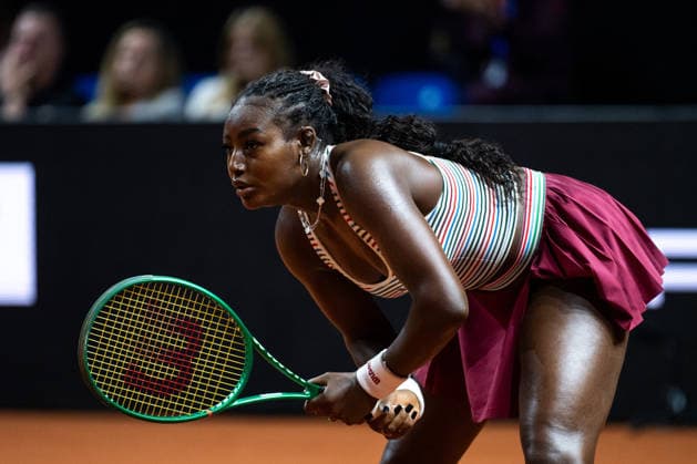 Alycia Parks (USA) im Bild, Alycia Parks (USA) vs Noma Noha Akugue (Deutschland), 1. Runde, GER, Porsche Tennis Grand Prix Stuttgart, WTA, Tennis Damen 500, 15.04.2026 GER, Porsche Tennis Grand Prix Stuttgart, WTA 500, 15.04.2026 Stuttgart Copyright: xEibner-Pressefoto Memmlerx EP_MMR