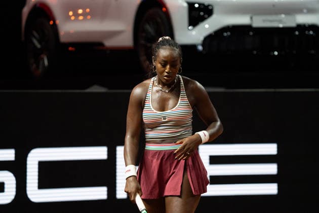 Alycia Parks (USA) im Bild, enttäuscht, Enttäuschung, GER, Alycia Parks vs. Mirra Andreeva, Tennis, ATP, Tennis Herren Turnier, WTA, Tennis Damen 500, Porsche Tennis Grand-Prix, 15.04.2026, GER, Alycia Parks vs. Mirra Andreeva, Tennis, ATP-Turnier, WTA 500, Porsche Tennis Grand-Prix, 15.04.2026, Stuttgart Copyright: xEibner-Pressefoto EdwardxCheungx EP_ECG