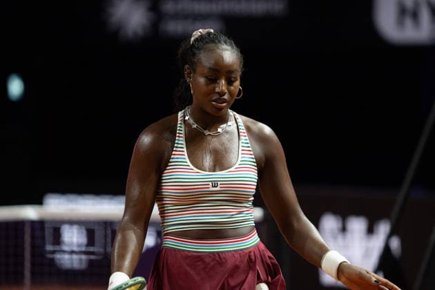 Alycia Parks (USA) im Bild, enttäuscht, Enttäuschung, GER, Alycia Parks vs. Mirra Andreeva, Tennis, ATP, Tennis Herren Turnier, WTA, Tennis Damen 500, Porsche Tennis Grand-Prix, 15.04.2026, GER, Alycia Parks vs. Mirra Andreeva, Tennis, ATP-Turnier, WTA 500, Porsche Tennis Grand-Prix, 15.04.2026, Stuttgart Copyright: xEibner-Pressefoto EdwardxCheungx EP_ECG