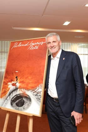Gilles Moretton lors de la conférence de presse du tournoi de tennis du Grand Chelem de Roland-Garros 2026, au stade Roland-Garros à Paris, France, le 16 avril 2026. Jack Tribeca Bestimage press conference, PK, Pressekonferenz of the tennis Grand Slam of Roland Garros 2026, at Roland Garros Stadium, in Paris, France, on April 16, 2026. Paris France Copyright: xJackxTribecax xBestimagexJackxTribecax xBestimagex