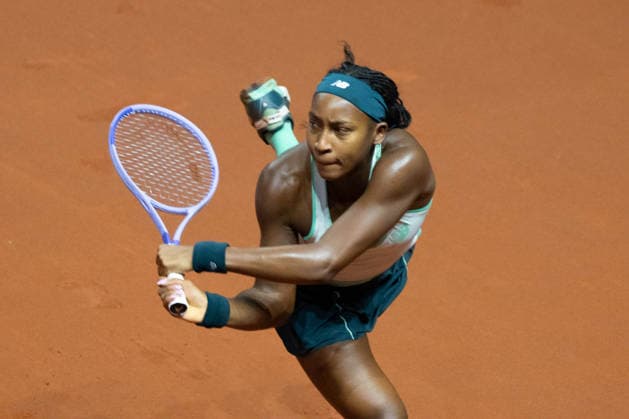 Coco Gauff (USA) im Bild am Ball, Aktion, GER, Karolina Muchova vs. Coco Gauff, Tennis, ATP, Tennis Herren Turnier, WTA, Tennis Damen 500, Porsche Tennis Grand-Prix, Viertelfinale, 15.04.2026, GER, Karolina Muchova vs. Coco Gauff, Tennis, ATP-Turnier, WTA 500, Porsche Tennis Grand-Prix, Viertelfinale, 15.04.2026, Stuttgart Copyright: xEibner-Pressefoto EdwardxCheungx EP_ECG