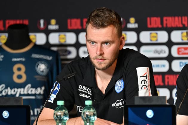 GER, Lanxess Arena Koeln, HBL, LIDL FINAL4, Men, 2. Halbfinale: bergischer HC vs. SC Magdeburg 19.04.2026, Lanxess Arena , Koeln , GER, Lanxess Arena Koeln, HBL, LIDL FINAL4, Men, 2. Halbfinale: bergischer HC vs. SC Magdeburg, im Bild: Fabian Gutbrod sportlicher Leiter