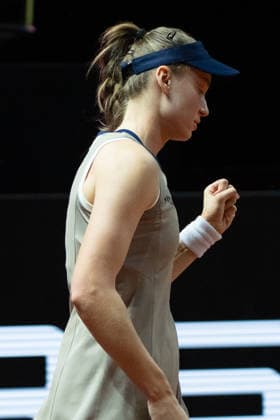 Elena Rybakina (KAZ) im Bild, Jubel, Freude, Emotion, Geste, GER, Elena Rybakina vs. Karolina Muchova, Tennis, ATP, Tennis Herren Turnier, WTA, Tennis Damen 500, Porsche Tennis Grand-Prix, Finale, 19.04.2026, GER, Elena Rybakina vs. Karolina Muchova, Tennis, ATP-Turnier, WTA 500, Porsche Tennis Grand-Prix, Finale, 19.04.2026, Stuttgart Copyright: xEibner-Pressefoto EdwardxCheungx EP_ECG