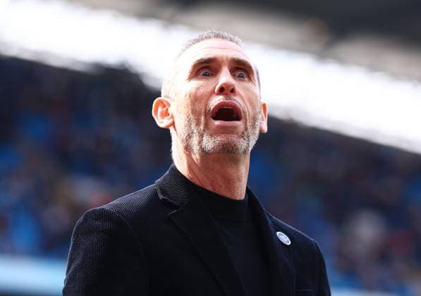 Martin Keown looks shocked Manchester City v Arsenal, Premier League, Football, Etihad Stadium, Manchester, UK - 19 Apr 2026Manchester Etihad Stadium United Kingdom EDITORIAL USE ONLY No use with unauthorised audio, video, data, fixture lists, club league logos or live services. Online in-match use limited to 120 images, no video emulation. No use in betting, games or single club league player publications. Copyright: xMattxWest Shutterstockx 16836204n