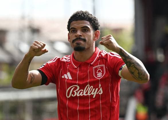 Morgan Gibbs-White of Nottingham Forest celebrates after scoring the team s second goal Nottingham Forest v Burnley, Premier League, Football, City Ground, Nottingham, UK - 19 Apr 2026Nottingham City Ground United Kingdom EDITORIAL USE ONLY No use with unauthorised audio, video, data, fixture lists, club league logos or live services. Online in-match use limited to 120 images, no video emulation. No use in betting, games or single club league player publications. Copyright: xAnnaxGowthorpe Shutterstockx 16832208de