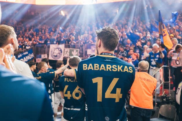 19.4.2026, Handball, Lidl, Final Four, Finale, Endspiel, Köln, Lanxess Arena, Bergischer HC, Füchse Berlin, 2026 Bergischer HC bedankt sich bei Fans. Lanxess Arena, Köln Nordrhein-Westfalen Deutschland