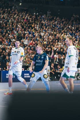 19.4.2026, Handball, Lidl, Final Four, Finale, Endspiel, Köln, Lanxess Arena, Bergischer HC, Füchse Berlin, 2026 Noah Beyer (Bergischer HC) Lanxess Arena, Köln Nordrhein-Westfalen Deutschland