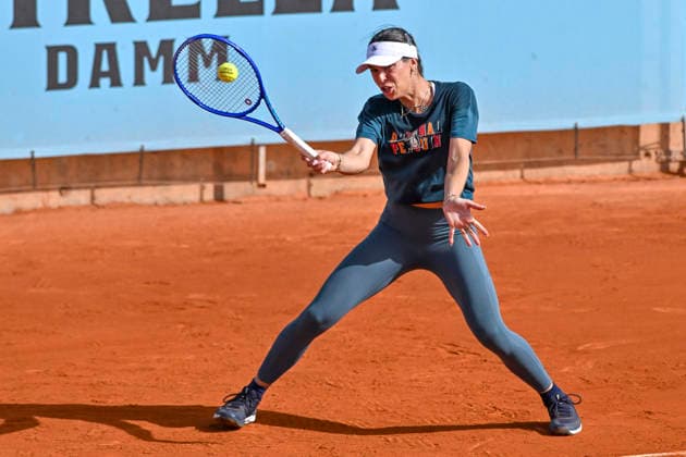 April 21, 2026, Madrid, Madrid, Spain: JAQUELINE CRISTIAN of Romania during the Mutua Madrid Open 2026, ATP, Tennis Herren Masters 1000 and WTA, Tennis Damen 1000 tennis tournament, celebrated at Caja Magica on April 21, 2026 in Madrid, Spain. Mutua Madrid Open 2026 - Day 2 (04.21.26) - ZUMAc312 20260421_zsp_c312_015 Copyright: xOscarxManuelxSanchezx