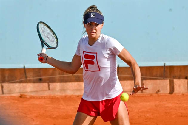 April 21, 2026, Madrid, Madrid, Spain: AJLA TOMLJANOVIC of australia - NIKE during the Mutua Madrid Open 2026, ATP, Tennis Herren Masters 1000 and WTA, Tennis Damen 1000 tennis tournament, celebrated at Caja Magica on April 21, 2026 in Madrid, Spain. Madrid Spain - ZUMAc312 20260421_zsp_c312_021 Copyright: xOscarxManuelxSanchezx