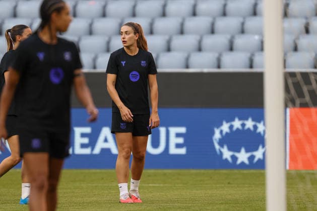 Alexia Putellas FC Barcelona, Barca 11), GER, Offizielles Abschlusstraining, FC Barcelona, Fussball, UEFA Womens Champions League, Halbfinale, Hinspiel, Saison 2025 2026, 24.04.2026, GER, Offizielles Abschlusstraining, FC Barcelona, Fussball, UEFA Womens Champions League, Halbfinale, Hinspiel, Saison 2025 2026, 24.04.2026 Muenchen Copyright: xEibner-Pressefoto JennixMaulx EP_JML