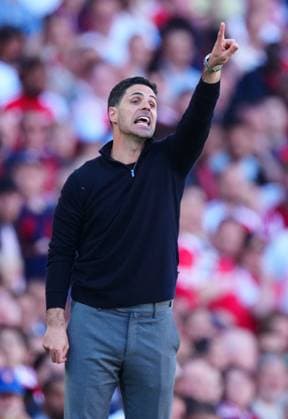 Arsenal Manager Mikel Arteta Arsenal v Newcastle United, Premier League, Football, Emirates Stadium, London, UK - 25 Apr 2026London Emirates Stadium United Kingdom EDITORIAL USE ONLY No use with unauthorised audio, video, data, fixture lists, club league logos or live services. Online in-match use limited to 120 images, no video emulation. No use in betting, games or single club league player publications. Copyright: xJavierxGarcia Shutterstockx 16838834j
