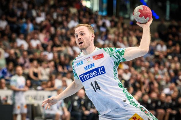 Omar Ingi Magnusson (SC Magdeburg 14) GER, TVB Stuttgart - SC Magdeburg, DAIKIN HBL, Handball, Bundesliga, 29. Spieltag, Spielzeit 2025 2026, 26.04.2026 GER, TVB Stuttgart - SC Magdeburg, DAIKIN HBL, Handball, Bundesliga, 29. Spieltag, Spielzeit 2025 2026, 26.04.2026 Stuttgart Copyright: xSandyxDinkelackerx EP_SDR