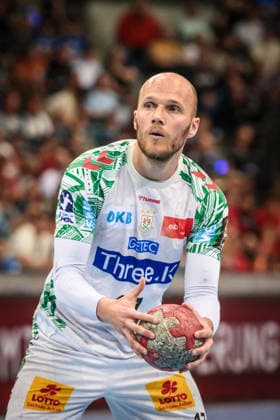 Tim Hornke (SC Magdeburg 17) GER, TVB Stuttgart - SC Magdeburg, DAIKIN HBL, Handball, Bundesliga, 29. Spieltag, Spielzeit 2025 2026, 26.04.2026 GER, TVB Stuttgart - SC Magdeburg, DAIKIN HBL, Handball, Bundesliga, 29. Spieltag, Spielzeit 2025 2026, 26.04.2026 Stuttgart Copyright: xSandyxDinkelackerx EP_SDR