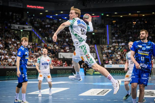 Gisli Thorgeir Kristjansson (SC Magdeburg 10) GER, TVB Stuttgart - SC Magdeburg, DAIKIN HBL, Handball, Bundesliga, 29. Spieltag, Spielzeit 2025 2026, 26.04.2026 GER, TVB Stuttgart - SC Magdeburg, DAIKIN HBL, Handball, Bundesliga, 29. Spieltag, Spielzeit 2025 2026, 26.04.2026 Stuttgart Copyright: xSandyxDinkelackerx EP_SDR