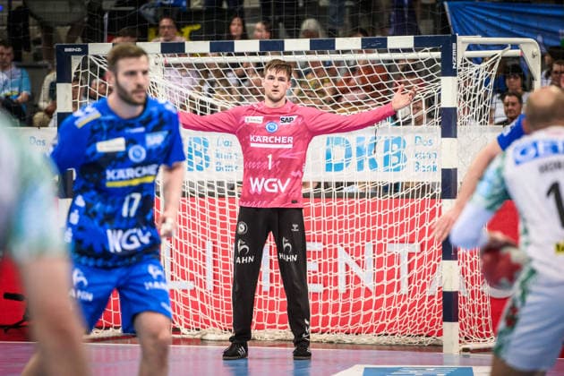 Mateusz Kornecki (TVB Stuttgart, 01) GER, TVB Stuttgart - SC Magdeburg, DAIKIN HBL, Handball, Bundesliga, 29. Spieltag, Spielzeit 2025 2026, 26.04.2026 GER, TVB Stuttgart - SC Magdeburg, DAIKIN HBL, Handball, Bundesliga, 29. Spieltag, Spielzeit 2025 2026, 26.04.2026 Stuttgart Copyright: xSandyxDinkelackerx EP_SDR
