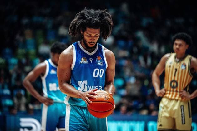 Tyger Campbell (Skyliners Frankfurt, 00) GER, Skyliners Frankfurt vs. Alba Berlin, easycredit BBL, Bundesliga, 31 Spieltag, Saison 2025 2026. 26.04.2026 Eibner-Pressefoto Attila Ziga GER, Skyliners Frankfurt vs. Alba Berlin, easycredit BBL, Bundesliga, 31 Spieltag, Saison 2025 2026. 26.04.2026 Frankfurt am Main Copyright: xEibner-Pressefotox EP_AZA