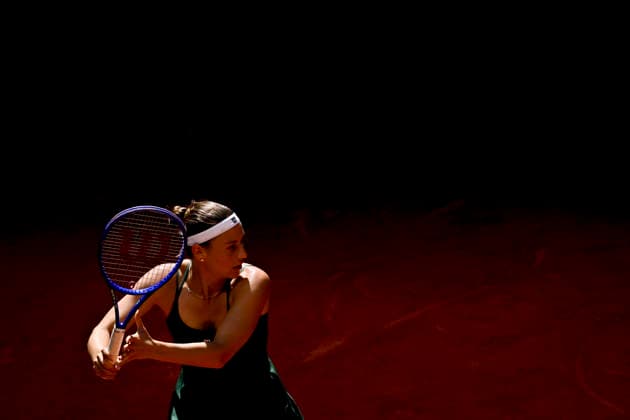 April 26, 2026, Madrid, Madrid, Spain: MARTA KOSTYUK of Ukraine †WILSON during the Mutua Madrid Open 2026, ATP, Tennis Herren Masters 1000 and WTA, Tennis Damen 1000 tennis tournament, celebrated at Caja Magica on April 26, 2026 in Madrid, Spain. Madrid Spain - ZUMAc312 20260426_zsp_c312_008 Copyright: xOscarxManuelxSanchezx
