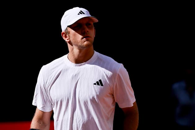 April 27, 2026, Madrid, Madrid, Spain: ALEJANDRO DAVIDOVICH of spain - ADIDAS during the Mutua Madrid Open 2026, ATP, Tennis Herren Masters 1000 and WTA, Tennis Damen 1000 tennis tournament, celebrated at Caja Magica on April 26, 2026 in Madrid, Spain. Mutua Madrid Open 2026 - Day 8 (04.27.26) - ZUMAc312 20260427_zsp_c312_030 Copyright: xOscarxManuelxSanchezx
