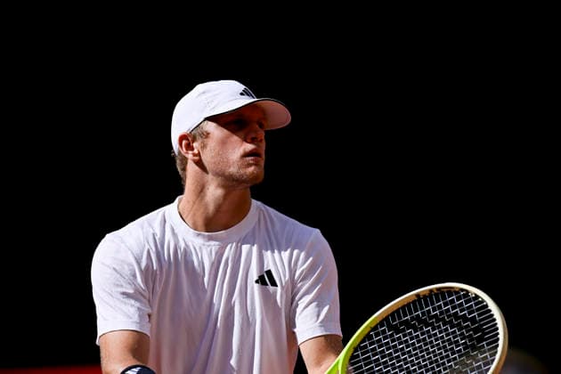 April 27, 2026, Madrid, Madrid, Spain: ALEJANDRO DAVIDOVICH of spain - ADIDAS during the Mutua Madrid Open 2026, ATP, Tennis Herren Masters 1000 and WTA, Tennis Damen 1000 tennis tournament, celebrated at Caja Magica on April 26, 2026 in Madrid, Spain. Mutua Madrid Open 2026 - Day 8 (04.27.26) - ZUMAc312 20260427_zsp_c312_032 Copyright: xOscarxManuelxSanchezx