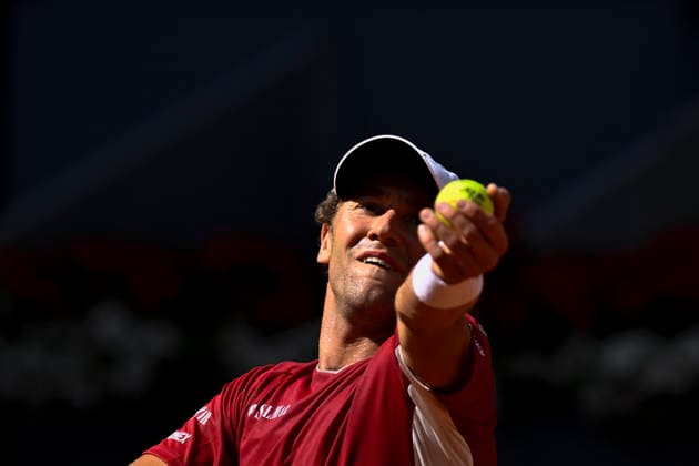 April 27, 2026, Madrid, Madrid, Spain: CASPER RUUD of norway - YONEX during the Mutua Madrid Open 2026, ATP, Tennis Herren Masters 1000 and WTA, Tennis Damen 1000 tennis tournament, celebrated at Caja Magica on April 26, 2026 in Madrid, Spain. Mutua Madrid Open 2026 - Day 8 (04.27.26) - ZUMAc312 20260427_zsp_c312_065 Copyright: xOscarxManuelxSanchezx