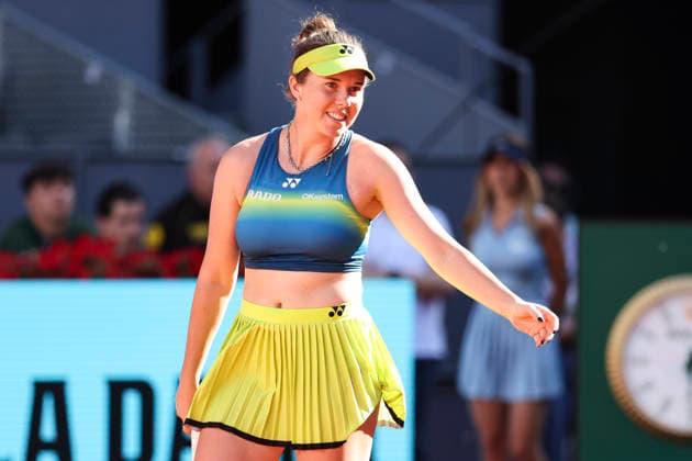 April 27, 2026, Madrid, Madrid, Spain: Linda Noskova of Czech Republic reacts against Coco Gauff of USA during the Mutua Madrid Open 2026, ATP, Tennis Herren Masters 1000 and WTA, Tennis Damen 1000, at La Caja Magica on April 27, 2026 in Madrid, Spain. Madrid Spain - ZUMAa181 20260427_zaa_a181_375 Copyright: xIrinaxR.xHipolitox