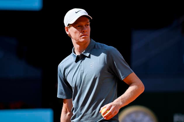April 28, 2026, Madrid, Madrid, Spain: JANNIK SINNER of italy - NIKE during the Mutua Madrid Open 2026, ATP, Tennis Herren Masters 1000 and WTA, Tennis Damen 1000 tennis tournament, celebrated at Caja Magica on April 28, 2026 in Madrid, Spain. Mutua Madrid Open 2026 - Day 9 (04.28.26) - ZUMAc312 20260428_zsp_c312_035 Copyright: xOscarxManuelxSanchezx